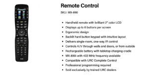 urc remote mx890