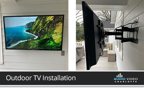 Outdoor TV Installation Charlotte