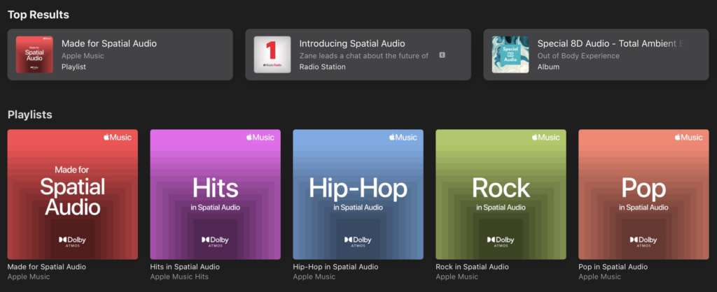 Music: Spatial Audio with Dolby Atmos by Oliver  - Apple Music