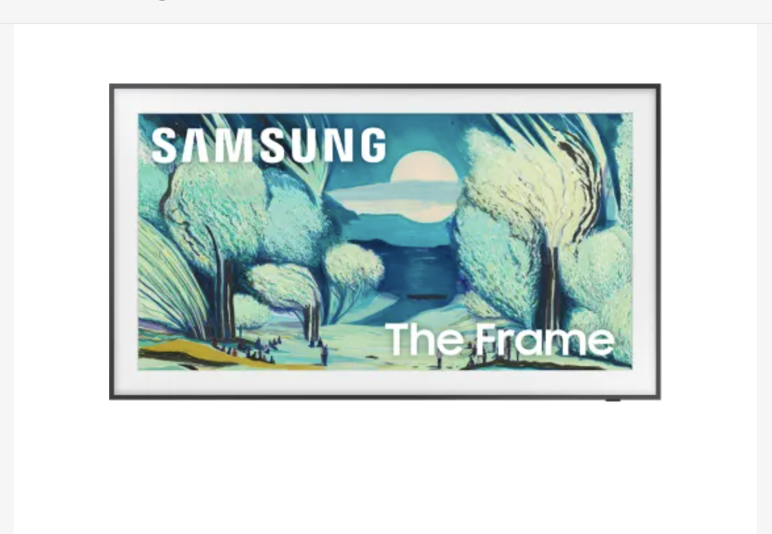 Samsung 55in Frame TV