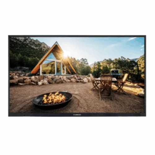 4K TV designed for outdoor entertainment in uncovered areas exposed to direct sunlight weatherproof (IP54) housing protects internal components from humidity, dust, and insects XtremeShield™ IK08-rated tempered glass screen protects against impact and scratches anti-glare screen supports a wide 178° viewing angle operates in extreme temperatures: -24° to 122°F storage temperatures: -27°F to 140°F storage humidity: 10% to 90%