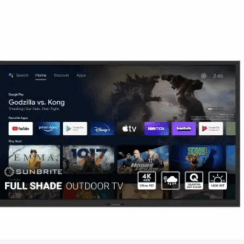 Sunbrite TV SB-V3-55-4KHDR-BL 55-Inch Outdoor Full-Shade TV