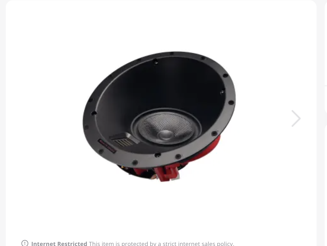 MartinLogan 6.5" Motion In-Ceiling Speaker